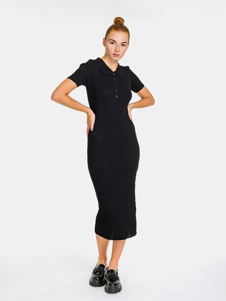 Dzianinowa sukienka midi