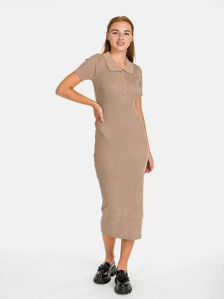 Dzianinowa sukienka midi