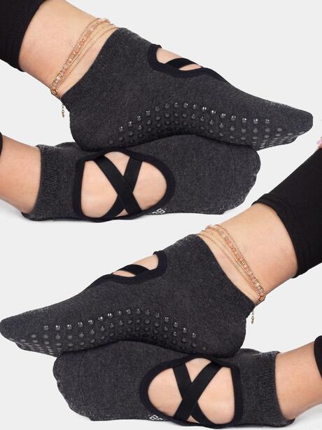 Skarpety do jogi z ABS 2-pak