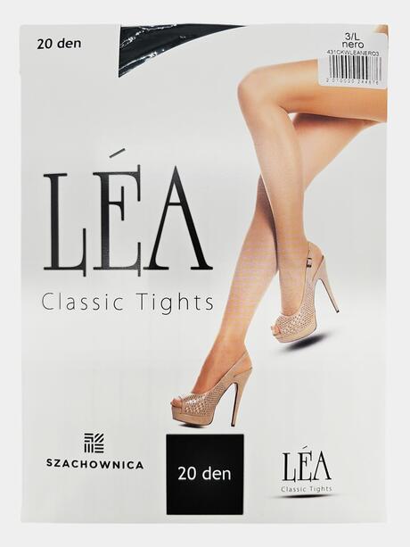 Rajstopy lycra 20 den 3/L Nero