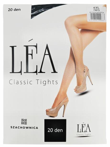 Rajstopy lycra 20 den 4/XL Nero