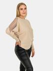 Sweter z ozdobnymi rękawami