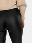 Woskowane spodnie skinny