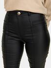 Woskowane spodnie skinny