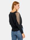 Sweter z ozdobnymi rękawami