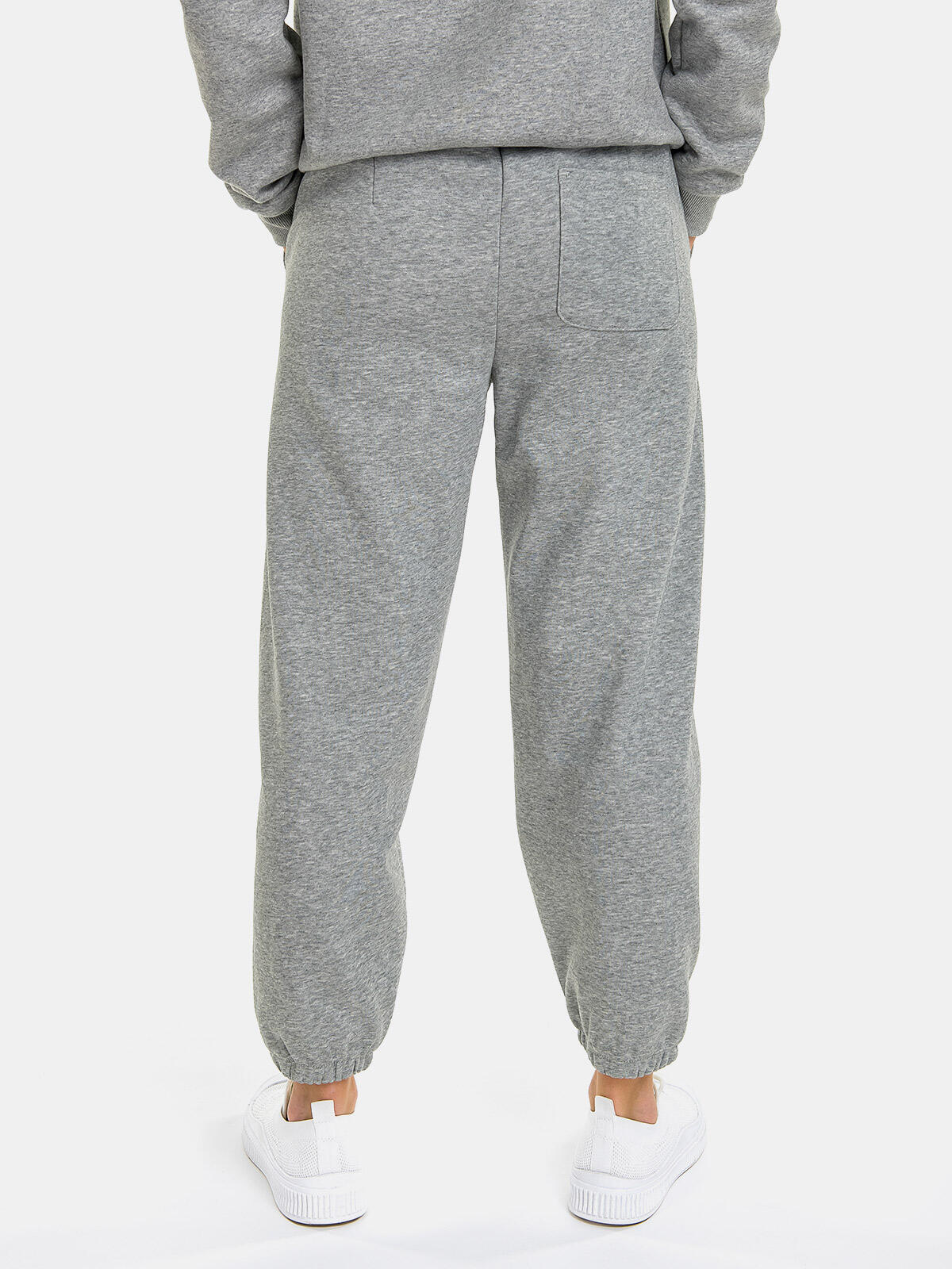 Dresowe spodnie jogger z bawełną