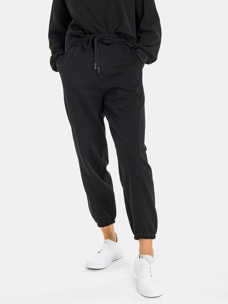Dresowe spodnie jogger z bawełną