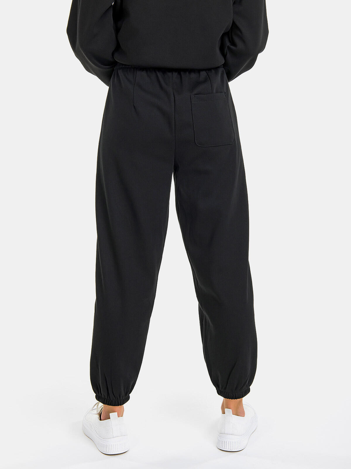 Dresowe spodnie jogger z bawełną