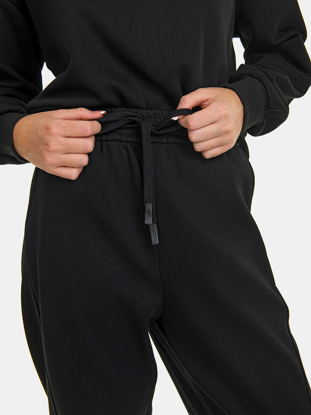 Dresowe spodnie jogger z bawełną