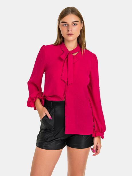 Koszula z tkaniny plumeti