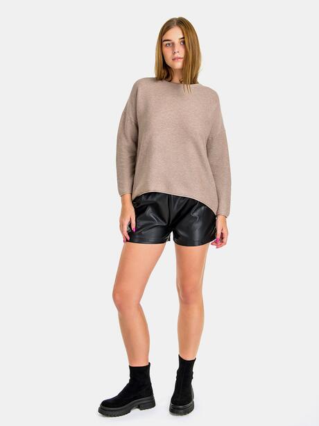 Dzianinowa bluzka oversize