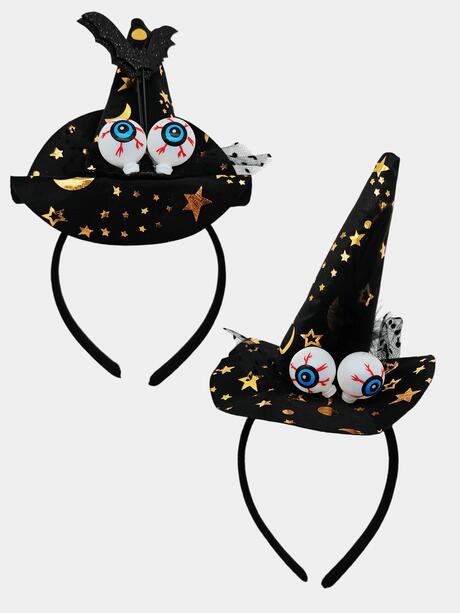 Opaska z kapeluszem Halloween