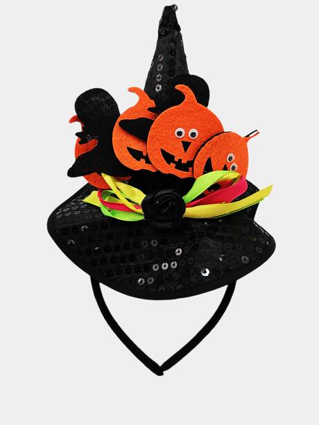Opaska z kapeluszem Halloween