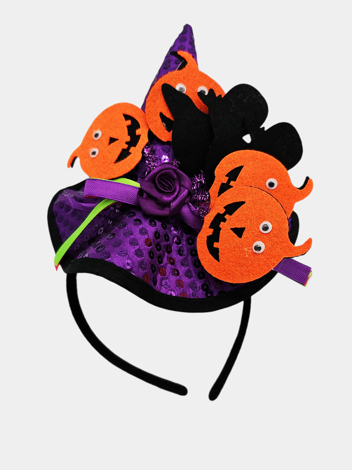 Opaska z kapeluszem Halloween