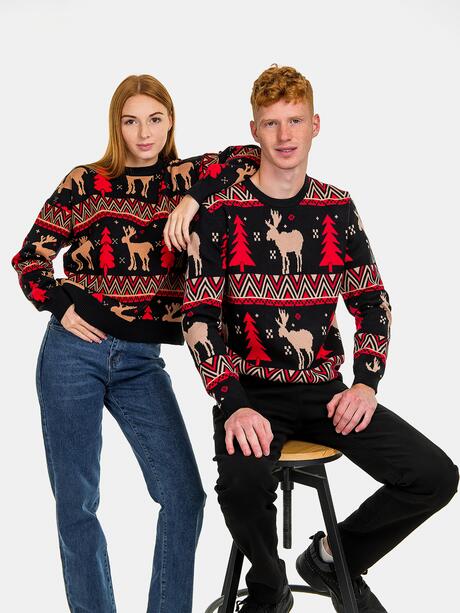 Sweter ze świątecznym motywem