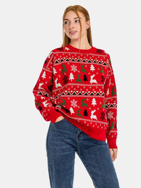 Sweter ze świątecznym motywem