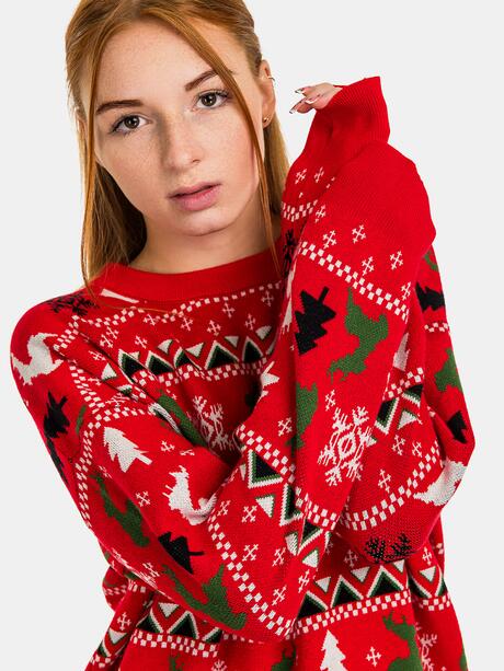 Sweter ze świątecznym motywem