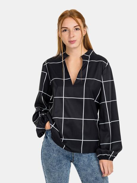 Bluzka w kratę