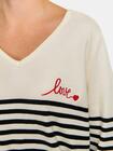 Sweter w paski