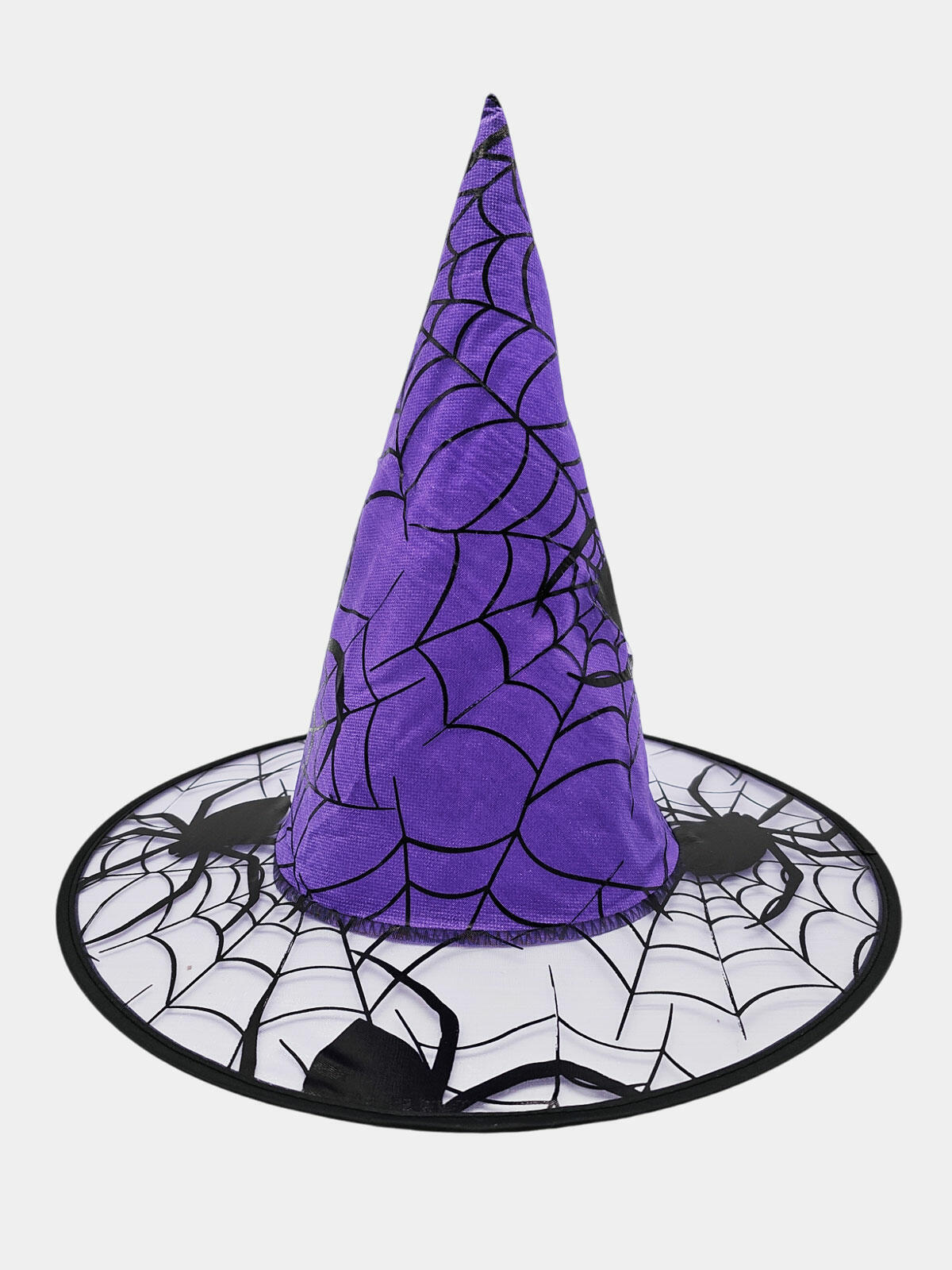 Kapelusz czarownicy z pajęczyną Halloween