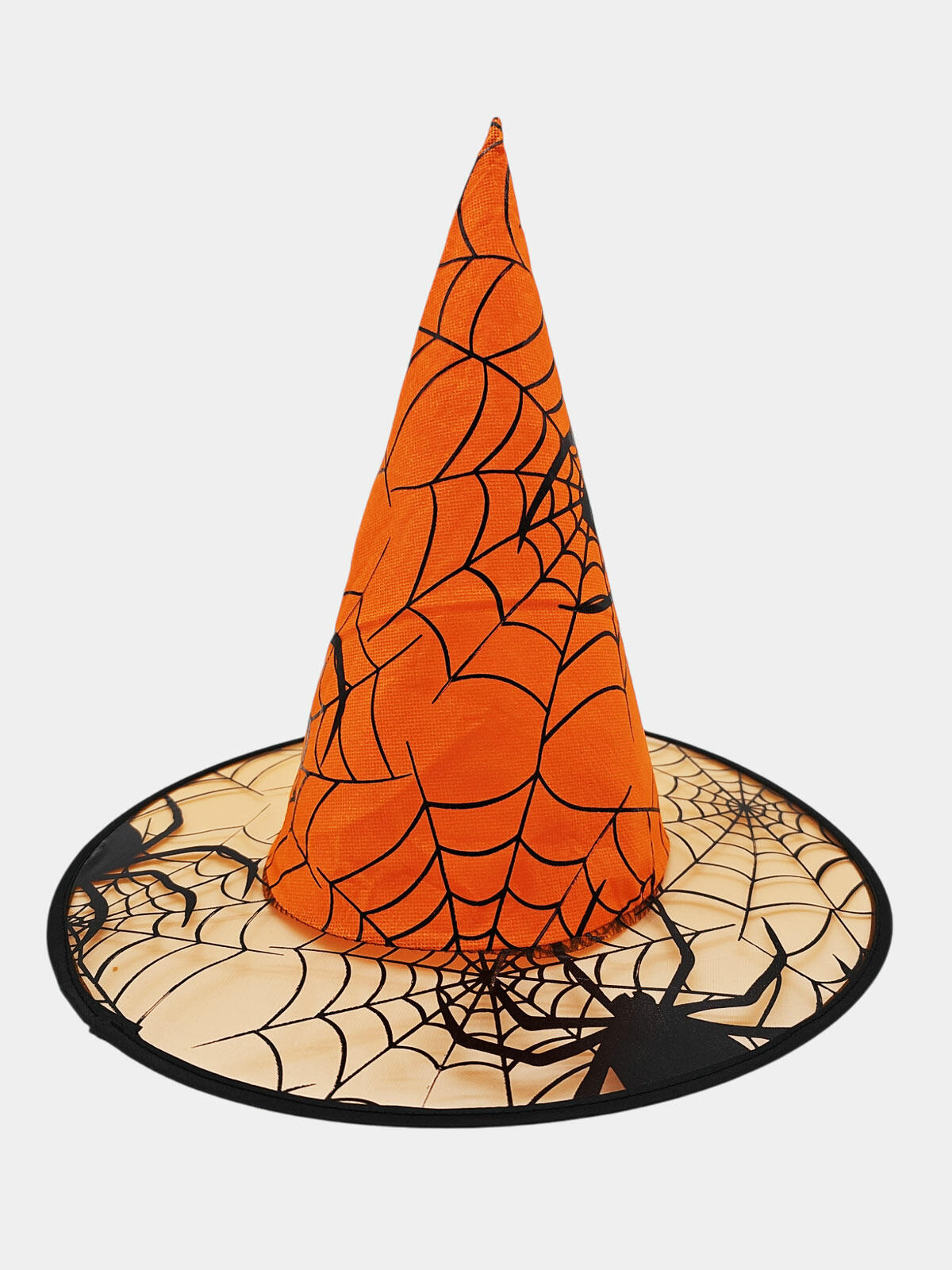 Kapelusz czarownicy z pajęczyną Halloween