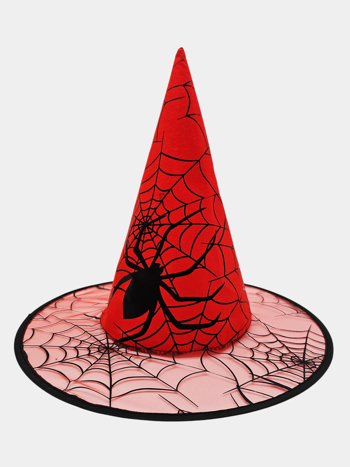 Kapelusz czarownicy z pajęczyną Halloween