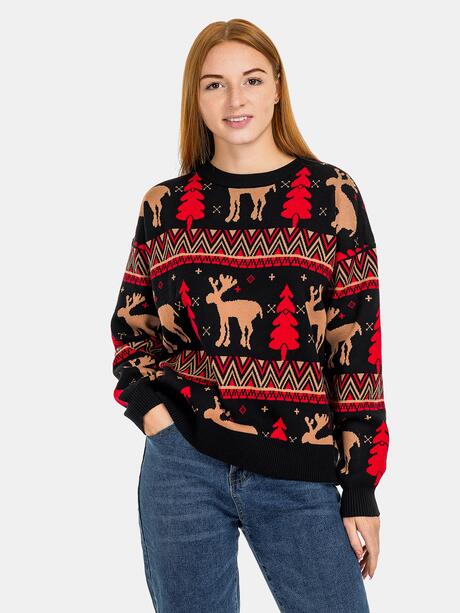 Sweter ze świątecznym motywem