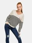 Sweter w paski