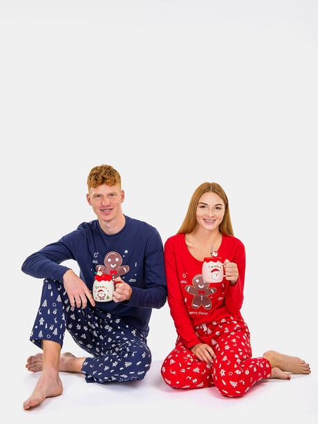 Piżama bawełniana świąteczna