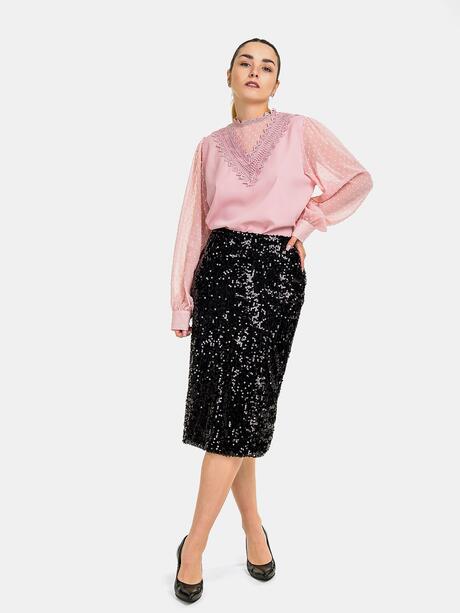 Spódnica z cekinami