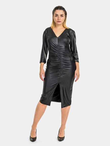 Sukienka z marszczeniem