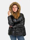 Pikowana kurtka z kapturem plus size