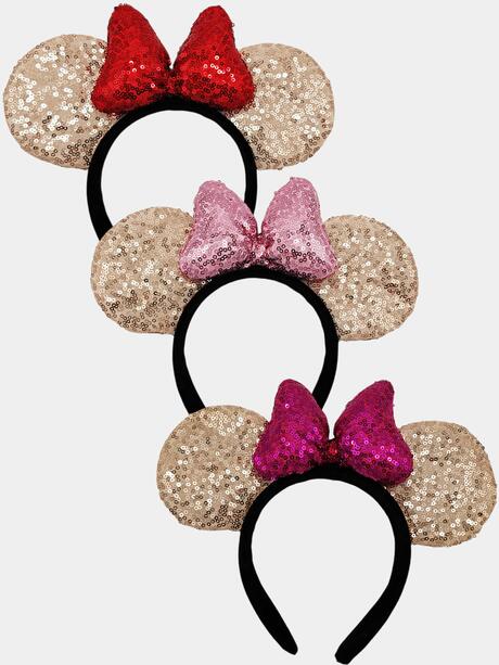 Opaska z uszami i kokardą