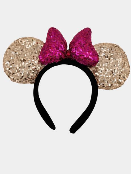 Opaska z uszami i kokardą