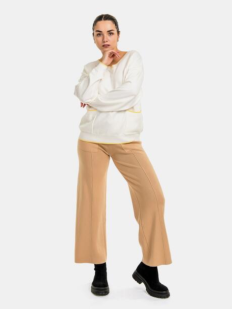 Spodnie z szeroką nogawką