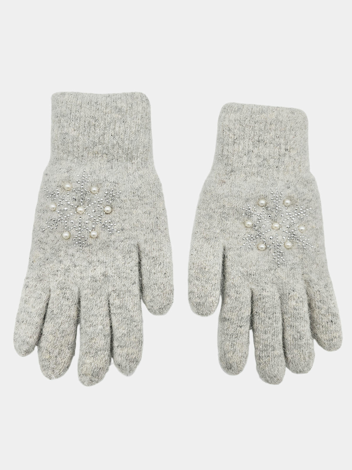 Rękawiczki z perełkami