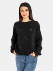 Bluza z cekinową aplikacją