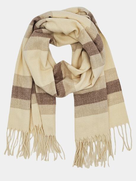 Elegancki szalik w paski