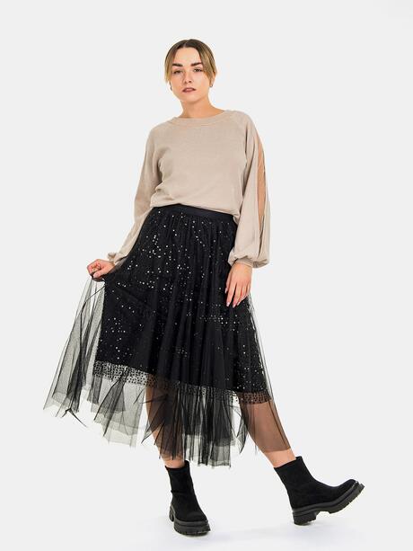 Spódnica z cekinami