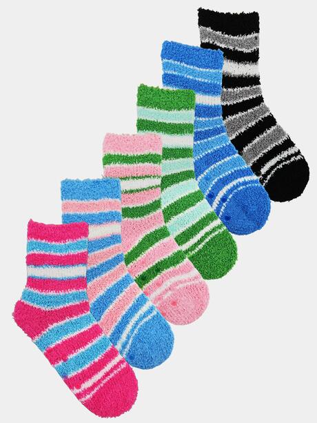 Skarpety boucle z ABS  w paski 31-34