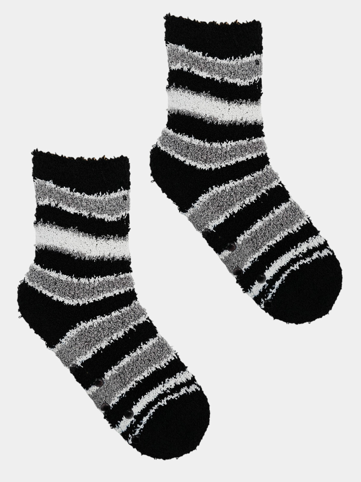 Skarpety boucle z ABS  w paski 31-34
