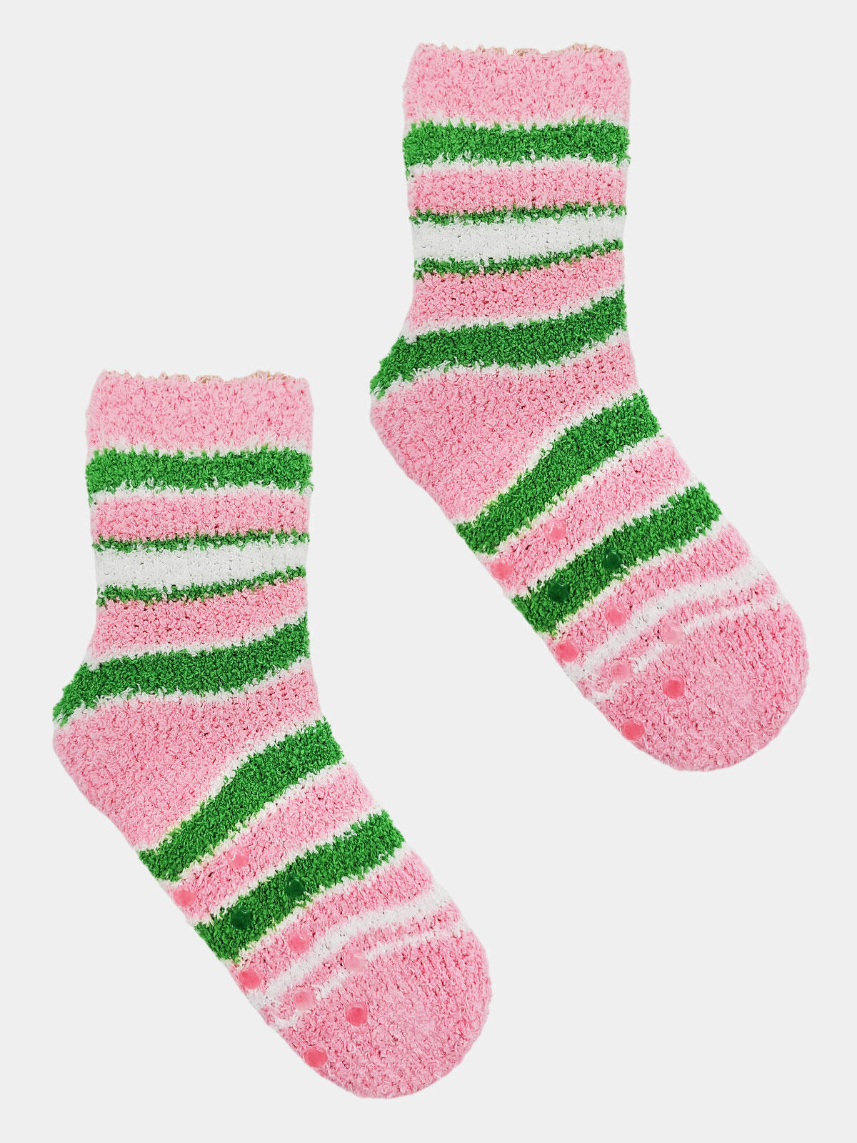 Skarpety boucle z ABS  w paski 31-34