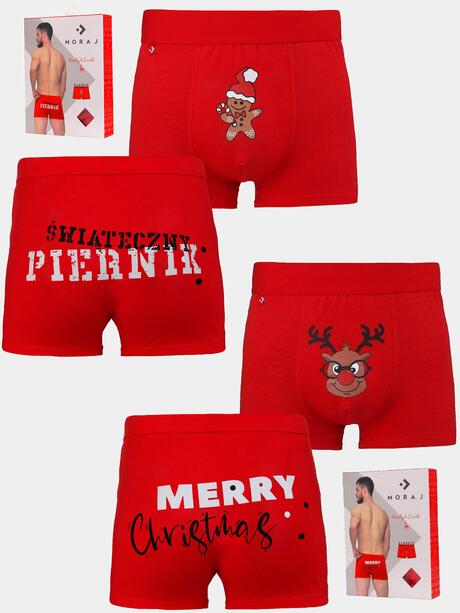 Świąteczne bokserki na prezent 2-pak 2XL
