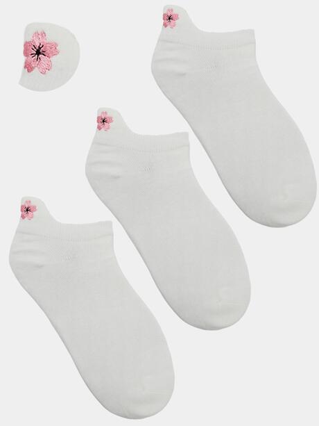 Stopki z kwiatkiem 3-pak 35-38