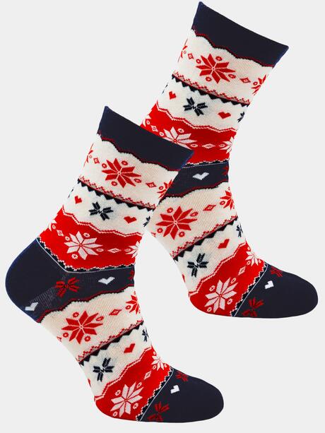 Świąteczne skarpetki 35-38 w ozdobnym pudełku