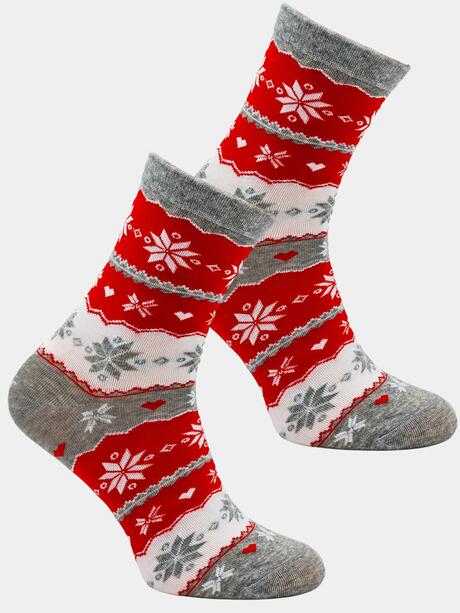 Świąteczne skarpetki 35-38 w ozdobnym pudełku