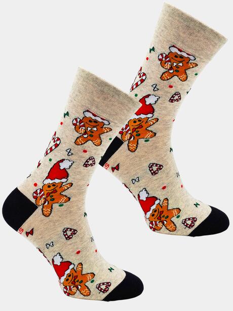 Świąteczne skarpetki 39-42 w ozdobnym pudełku