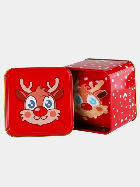 Świąteczne skarpetki w puszce