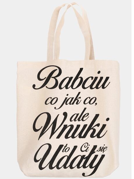 Bawełniania torba dla babci