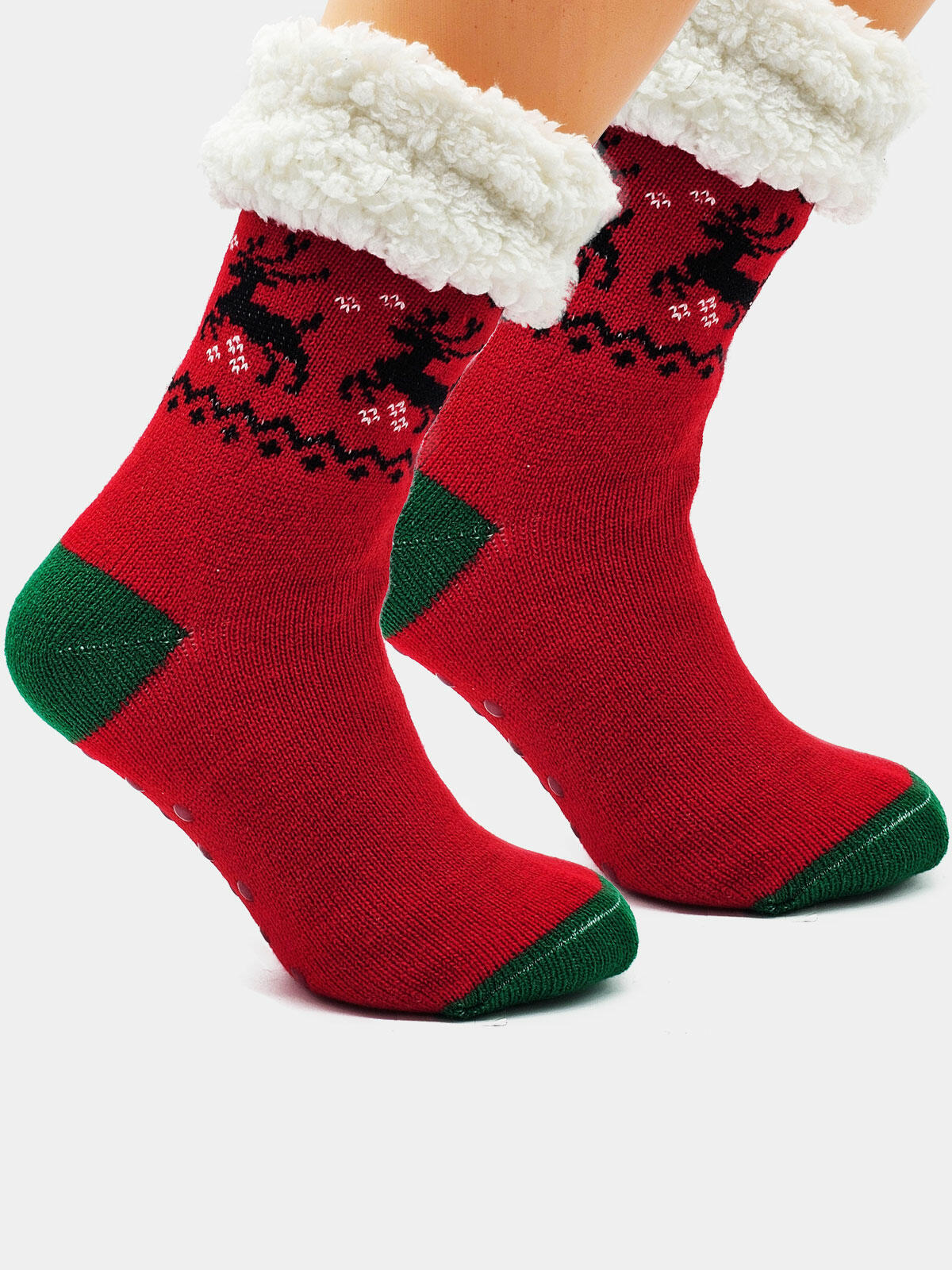 Grube skarpety świąteczne